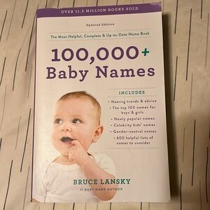 100,000 + Baby Names book